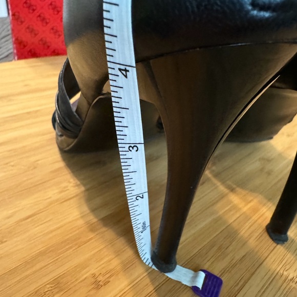 GUESS Black Open Toe Heel 8 - Picture 4 of 16